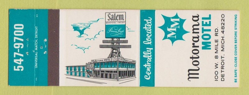Motorama Motel - Matchbook